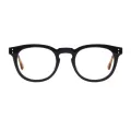 Annette - Oval Black Glasses for Women